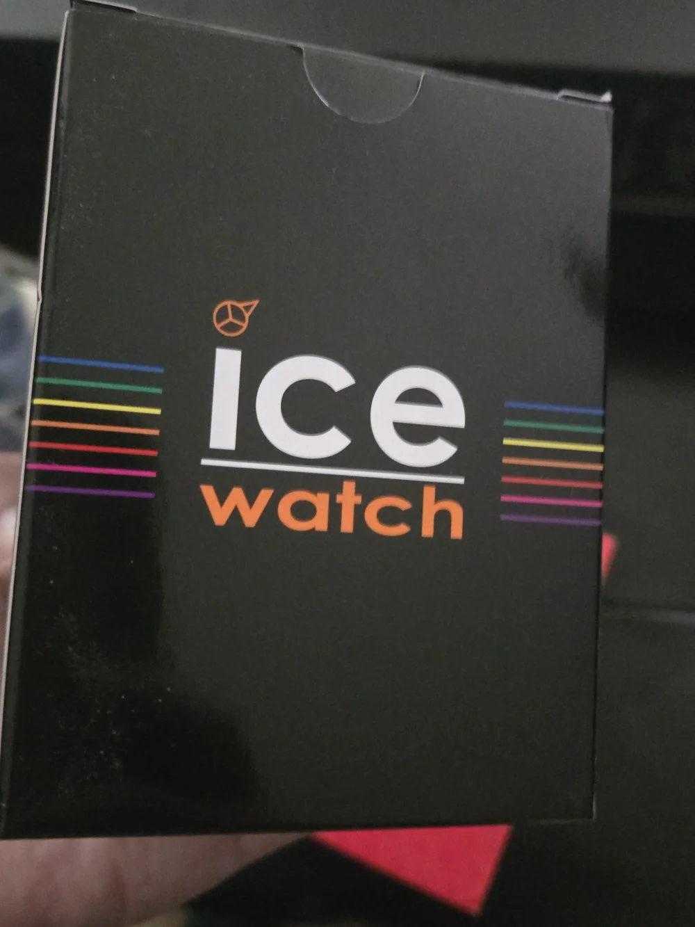 Ice Watch Black Box with Rainbow Accent